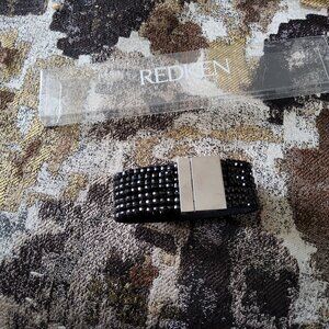 Redken 5th Ave NYC Black Rhinestone Magnetic Bracelet